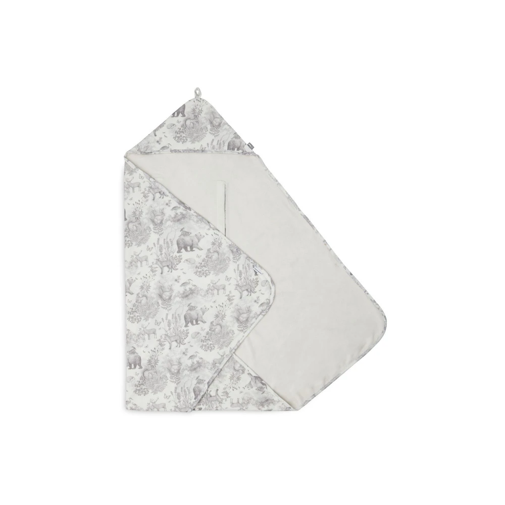 Jollein Cape De Bain Bébé 75x75 Cm Jersey Pimpelmees Forest Animals 2 Jollein Cape De Bain Bébé 75x75 Cm Jersey Pimpelmees Forest Animals – Image 2