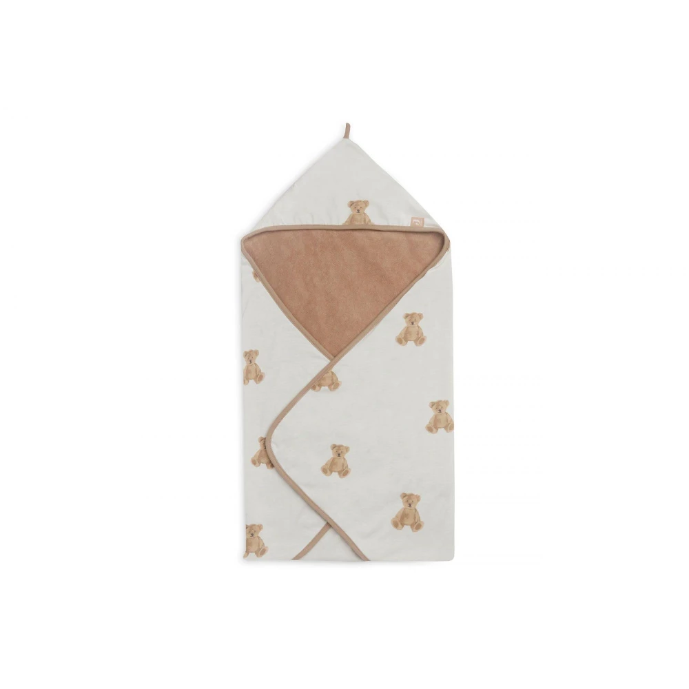 Jollein Cape De Bain Bébé 75x75 Cm Jersey Teddy Bear 3 Jollein Cape De Bain Bébé 75x75 Cm Jersey Teddy Bear – Image 3