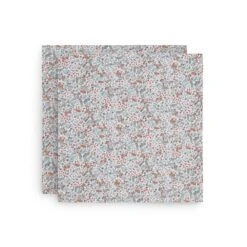 Jollein Lot De 2 Langes Coton Hydrophile 115x115 Cm Bloom