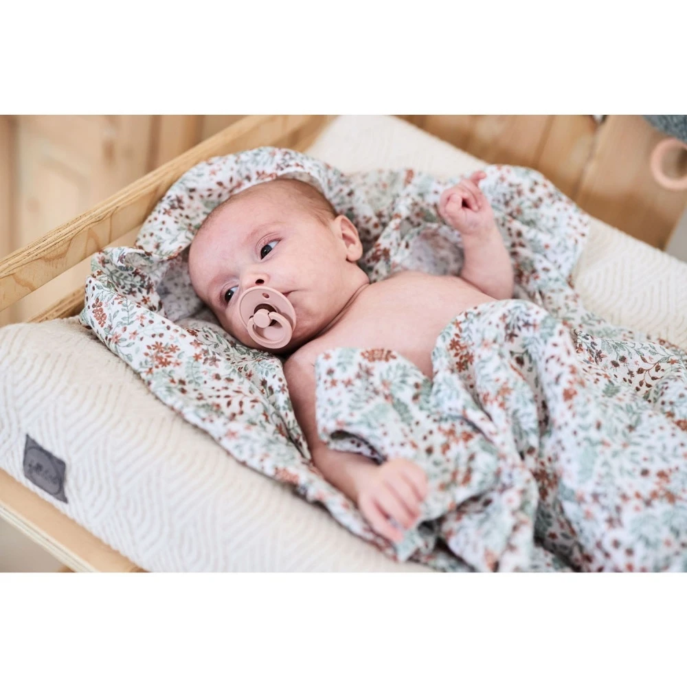 Jollein Lot De 2 Langes Coton Hydrophile 115x115 Cm Bloom 4 Jollein Lot De 2 Langes Coton Hydrophile 115x115 Cm Bloom – Image 4