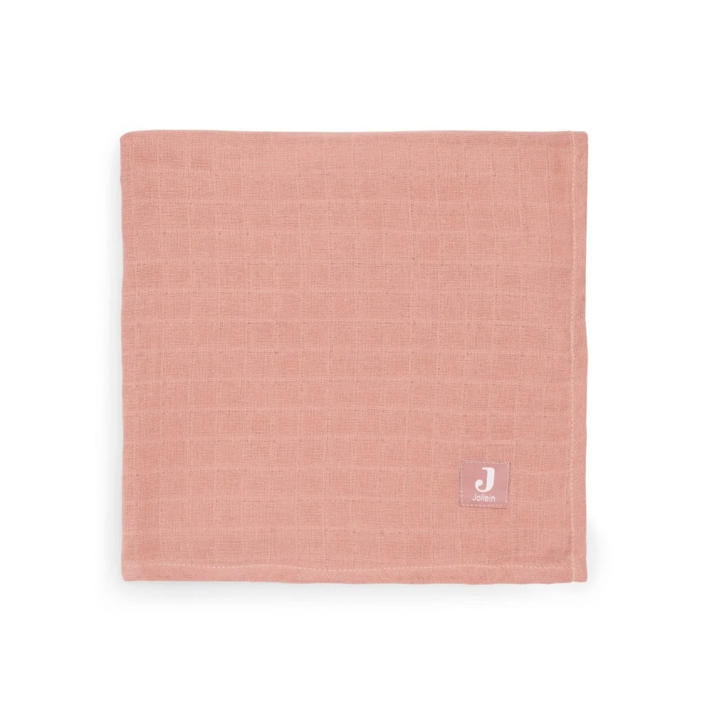 Jollein Lot De 2 Langes Coton Hydrophile 115x115 Cm Meadow Rosewood 3 Jollein Lot De 2 Langes Coton Hydrophile 115x115 Cm Meadow Rosewood – Image 3