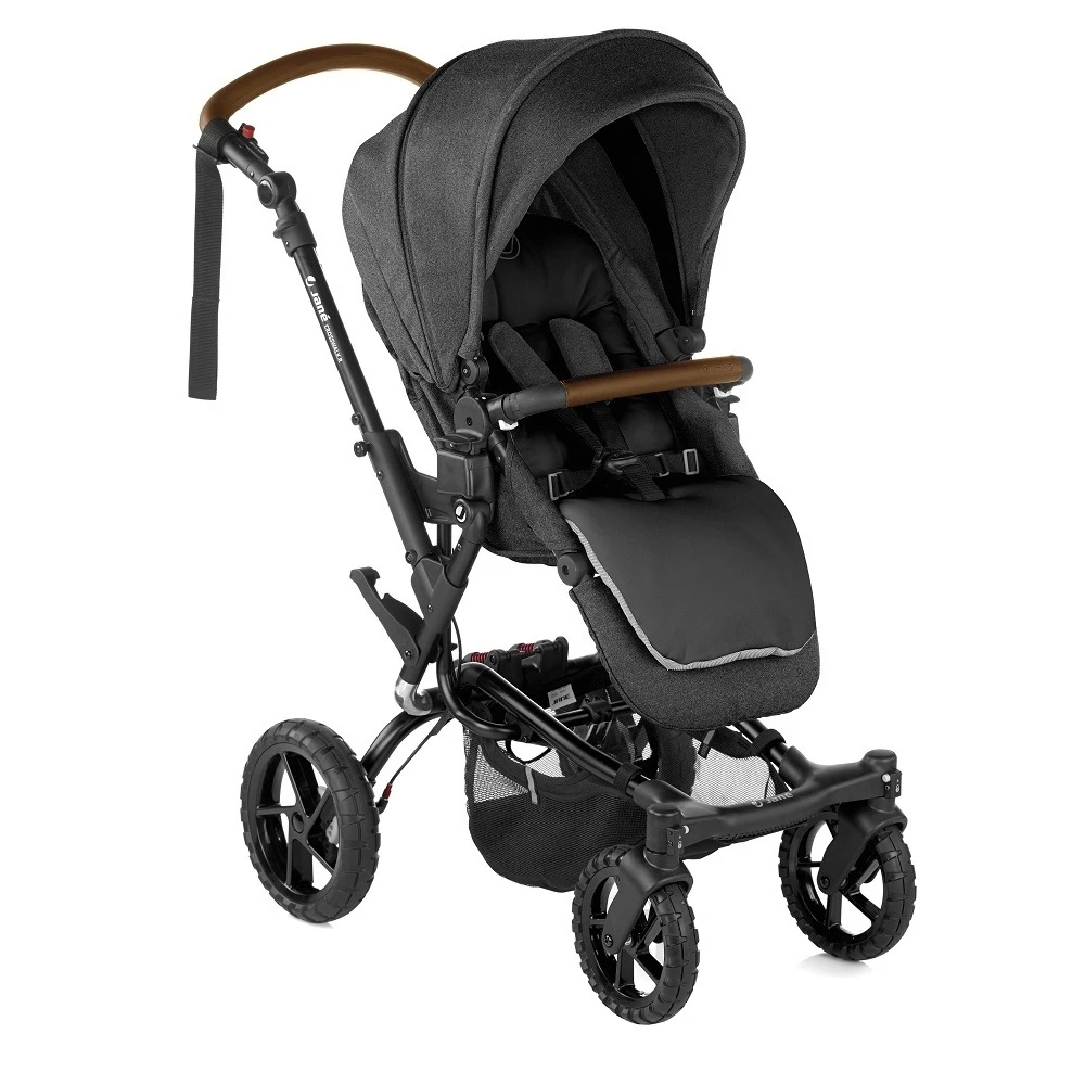 Jané Pack Duo Poussette Crosswalk R + Siège Auto Matrix Light 2 Cold Black 2 Jané Pack Duo Poussette Crosswalk R + Siège Auto Matrix Light 2 Cold Black – Image 2