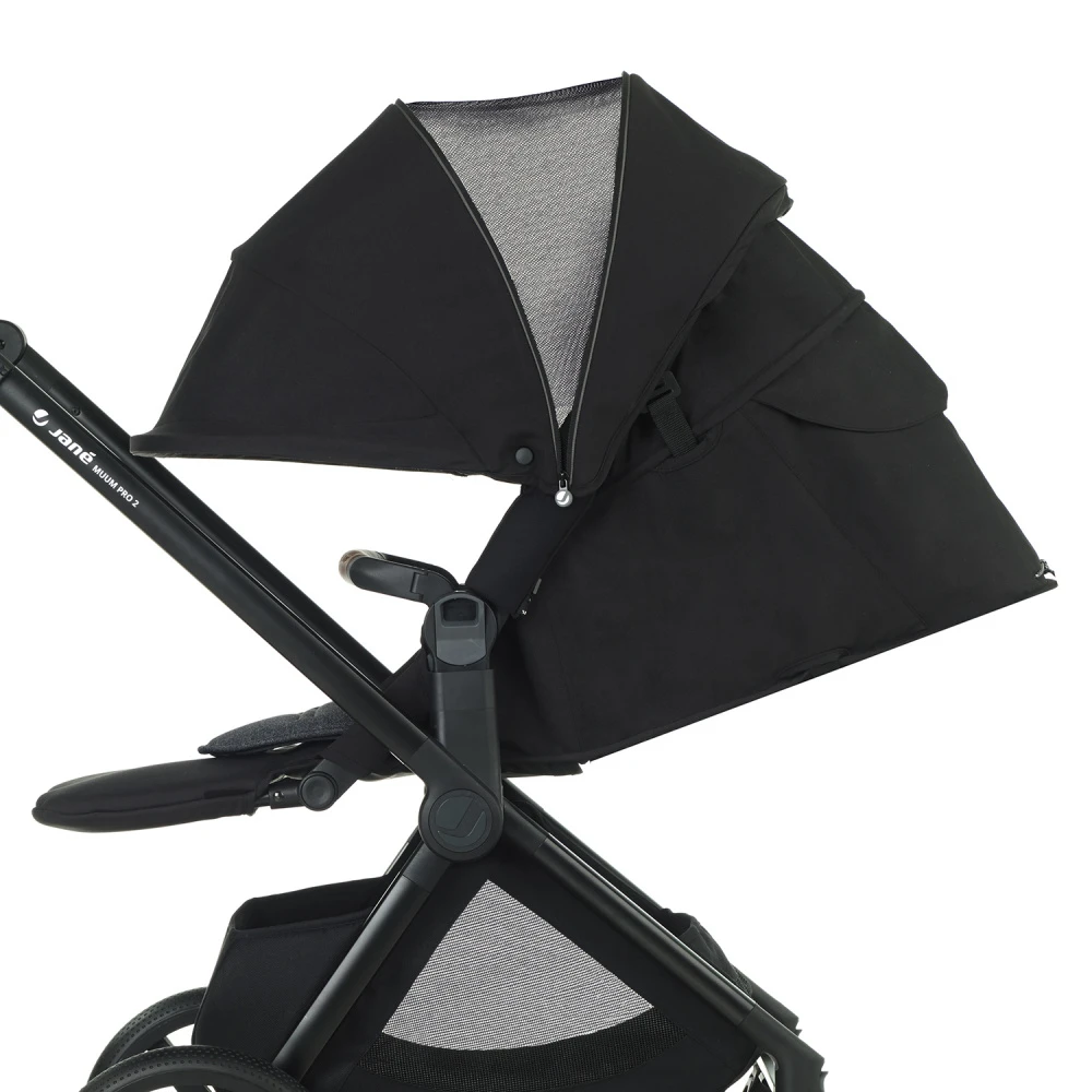 Jané Pack Trio Poussette Muum Pro 2 + Siège Auto Koos I-size R1 + Nacelle Micro Pro 2 Cold Black 10 Jané Pack Trio Poussette Muum Pro 2 + Siège Auto Koos I-size R1 + Nacelle Micro Pro 2 Cold Black – Image 10