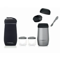 Jané Thermo Biberon Inox 1 Litre Avec 2 Compartiments