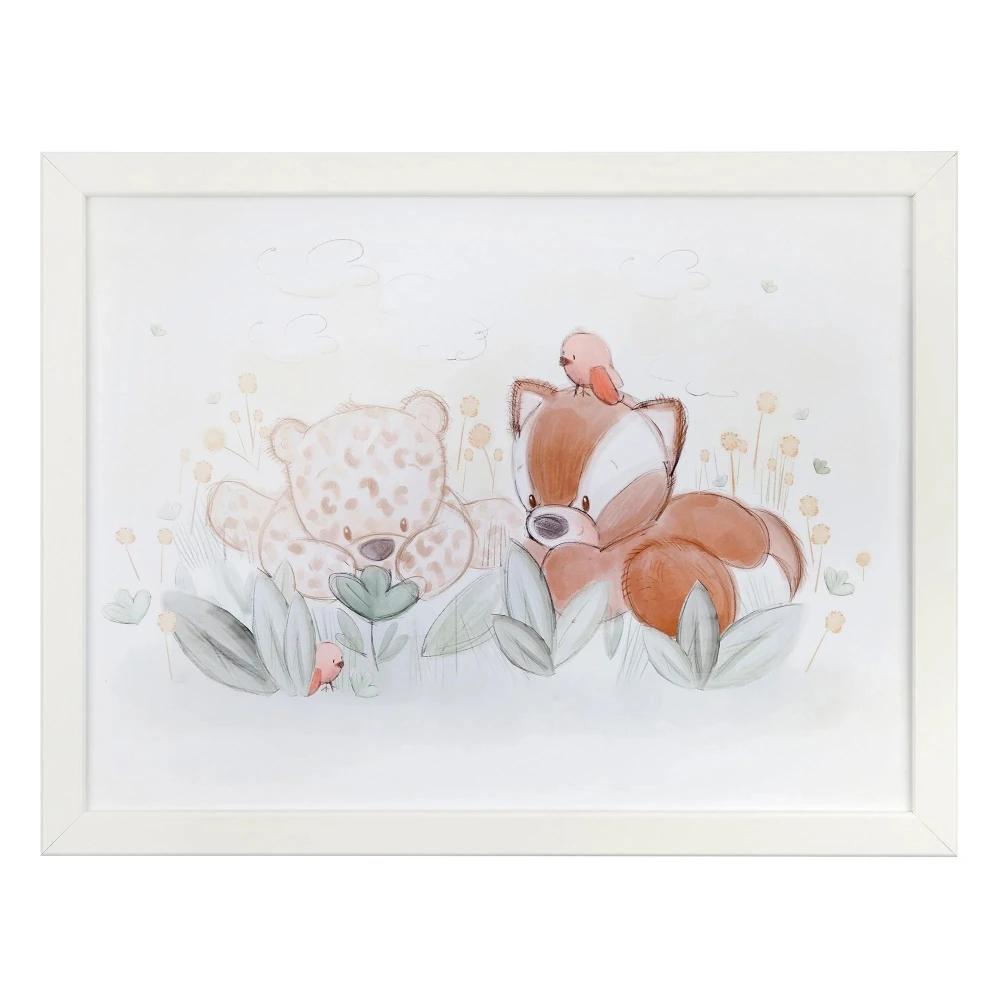 NATTOU Cadre Avec Poster 40x30cm Boris & Jungo 1 NATTOU Cadre Avec Poster 40x30cm Boris & Jungo