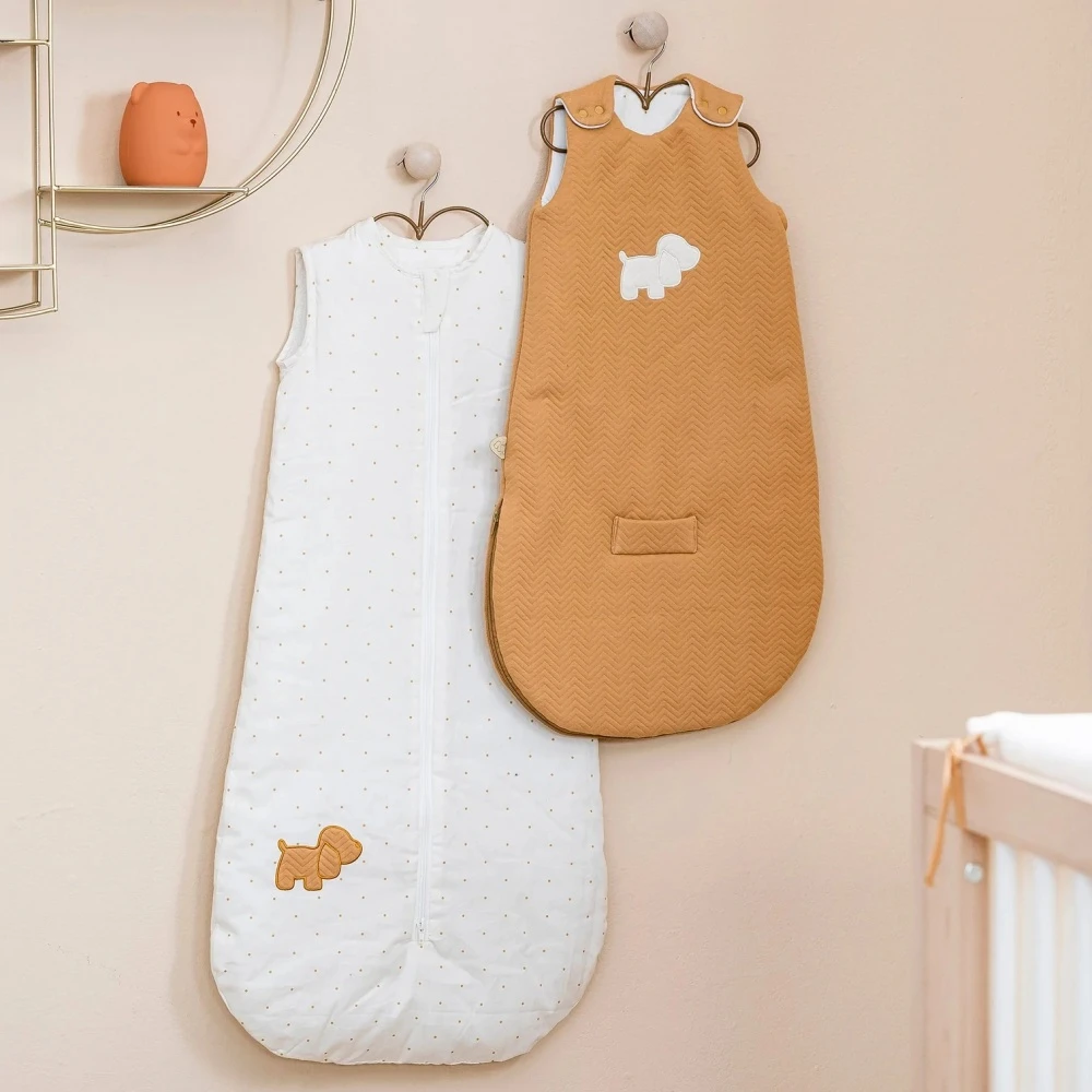 NATTOU Gigoteuse 70 Cm Jacquard Caramel 2 NATTOU Gigoteuse 70 Cm Jacquard Caramel – Image 2