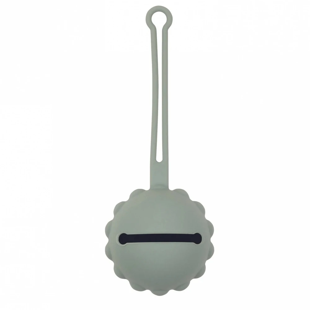 NATTOU Etui à Sucette 8cm Vert Sauge Silicone 1 NATTOU Etui à Sucette 8cm Vert Sauge Silicone