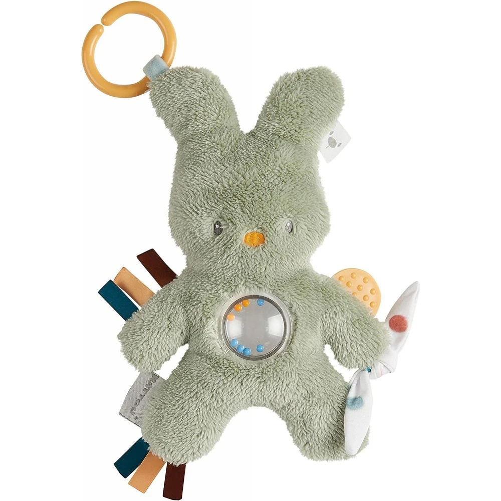 NATTOU Peluche D'éveil Plate Tipidou Vert - Lapidou 1 NATTOU Peluche D'éveil Plate Tipidou Vert - Lapidou