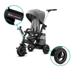 Kinderkraft Poussette Tricycle Easywist Platinum Grey 34 Kinderkraft Poussette Tricycle Easywist Platinum Grey -Allobébé kk041014487 14