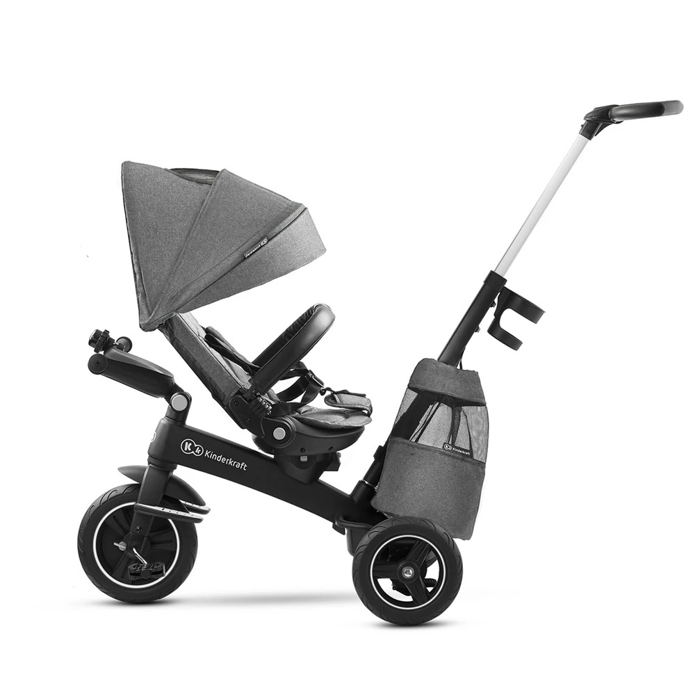 Kinderkraft Poussette Tricycle Easywist Platinum Grey 3 Kinderkraft Poussette Tricycle Easywist Platinum Grey – Image 3