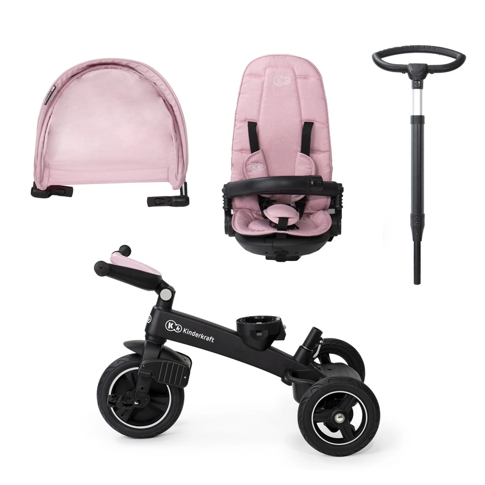 Kinderkraft Poussette Tricycle Easywist Pink 14 Kinderkraft Poussette Tricycle Easywist Pink – Image 14