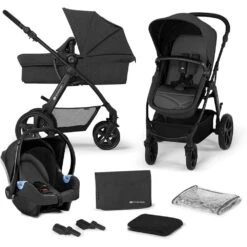 Kinderkraft Pack Poussette Moov Ct Black