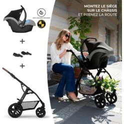Kinderkraft Pack Poussette Moov Ct Grey -Allobébé kk041420761 4