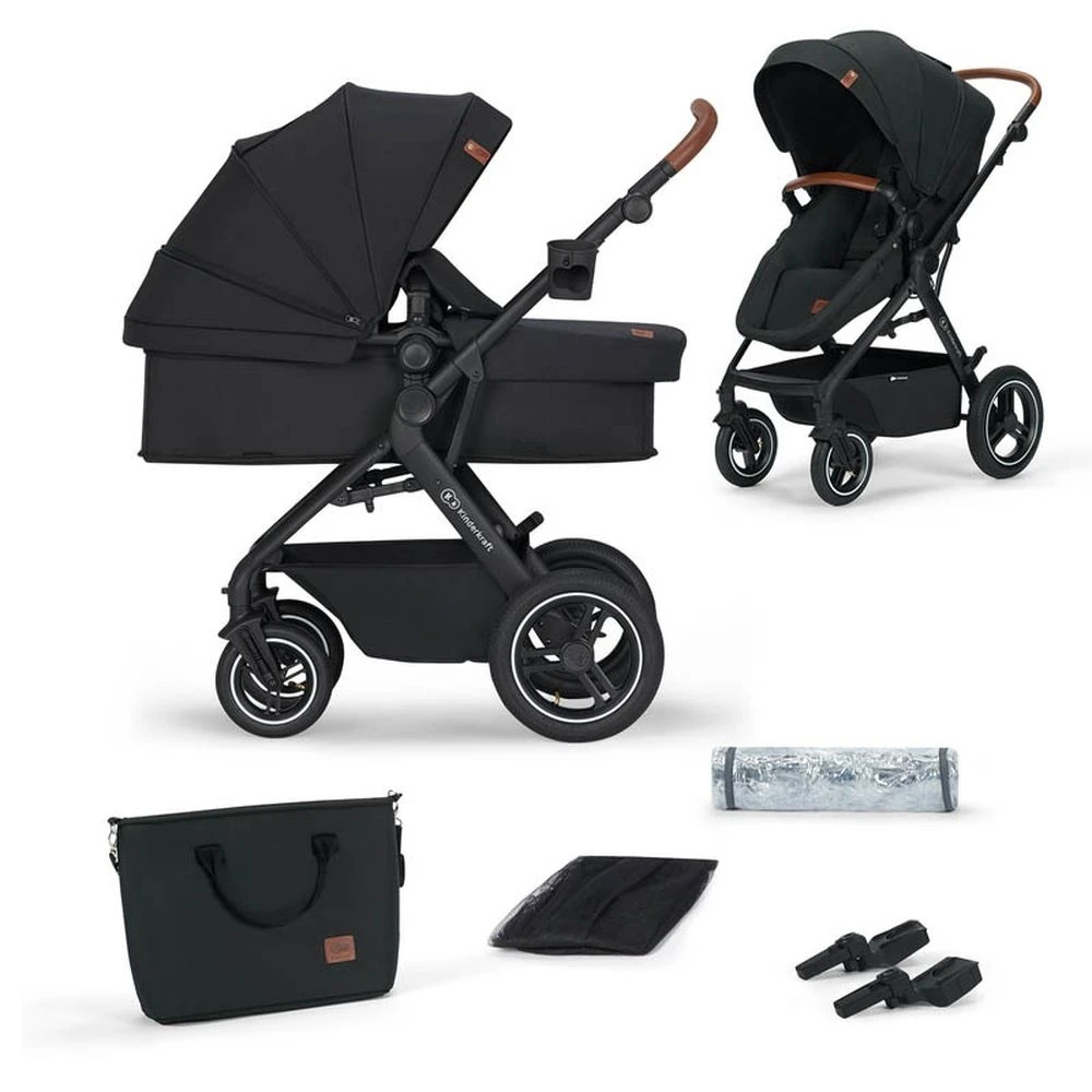 Kinderkraft Pack Poussette Trio B-tour - Black 1 Kinderkraft Pack Poussette Trio B-tour - Black