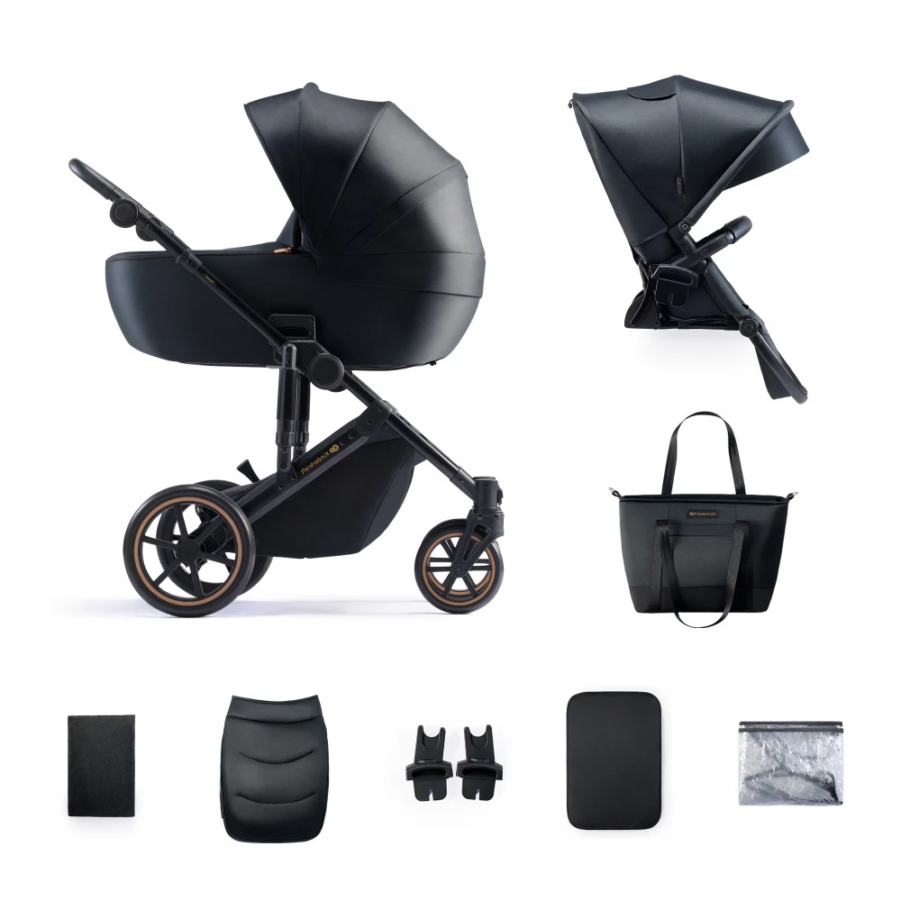 Kinderkraft Pack Poussette Duo Prime 2 - Venezian Black 1 Kinderkraft Pack Poussette Duo Prime 2 - Venezian Black