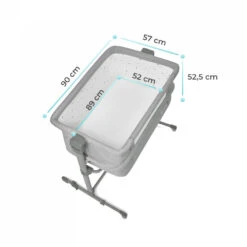 Kinderkraft Lit Cododo Neste Up Grey Melange 18 Kinderkraft Lit Cododo Neste Up Grey Melange -Allobébé kk063115309 7