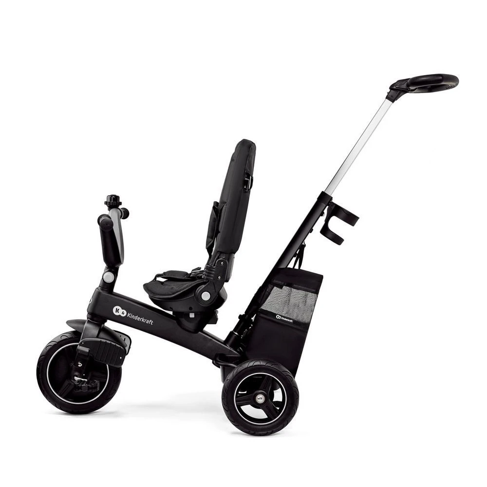 Kinderkraft Tricycle Easytwist Black 2 Kinderkraft Tricycle Easytwist Black – Image 2