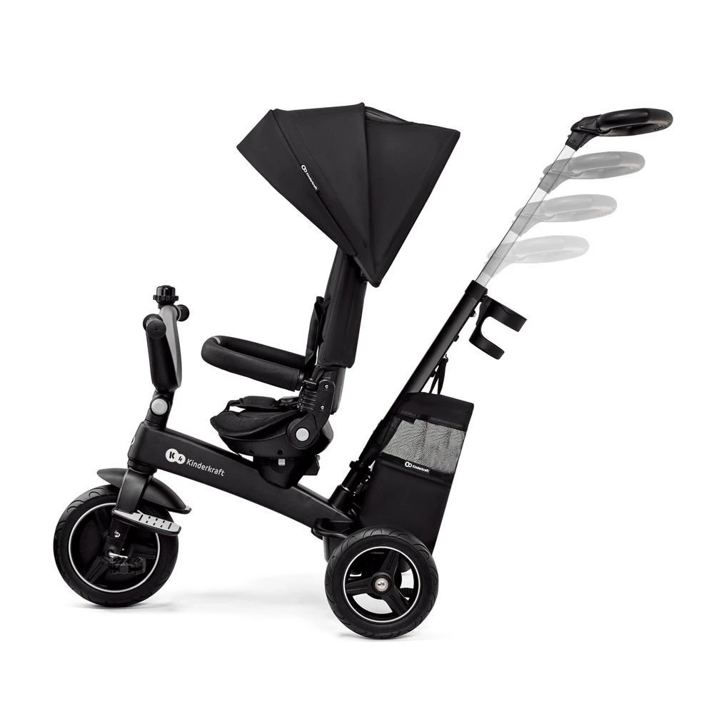 Kinderkraft Tricycle Easytwist Black 5 Kinderkraft Tricycle Easytwist Black – Image 5