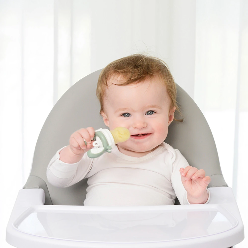 KidsMe Food Feeder Gris Vert 4 KidsMe Food Feeder Gris Vert – Image 4