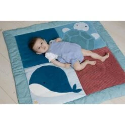 Tapis De Sol Réversible Océan -Allobébé lb081403969 2