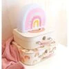 A Little Lovely Company Set De 2 Valisettes : Arc En Ciel