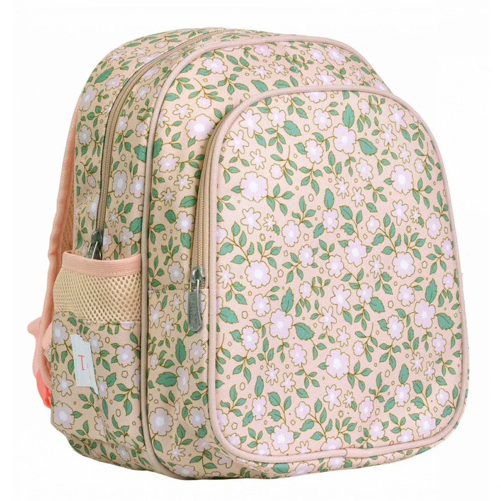 A Little Lovely Company Sac à Dos Isotherme Enfant Fleurs Rose 1 A Little Lovely Company Sac à Dos Isotherme Enfant Fleurs Rose