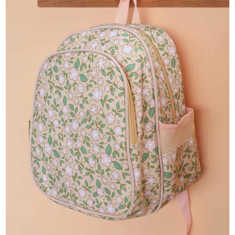 A Little Lovely Company Sac à Dos Isotherme Enfant Fleurs Rose 5 A Little Lovely Company Sac à Dos Isotherme Enfant Fleurs Rose – Image 5