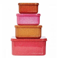 A Little Lovely Company Boites à Goûter Paillettes Roses 9 A Little Lovely Company Boites à Goûter Paillettes Roses -Allobébé lc050101074 2