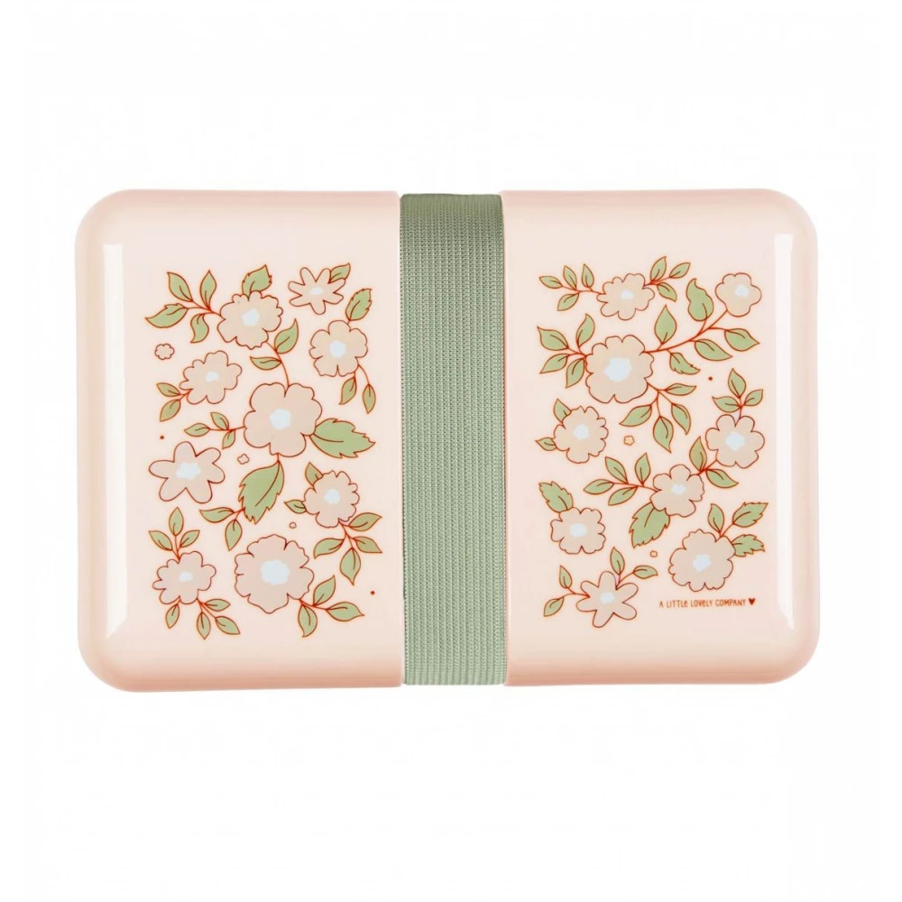 A Little Lovely Company Lunch Box Fleurs Roses 1 A Little Lovely Company Lunch Box Fleurs Roses