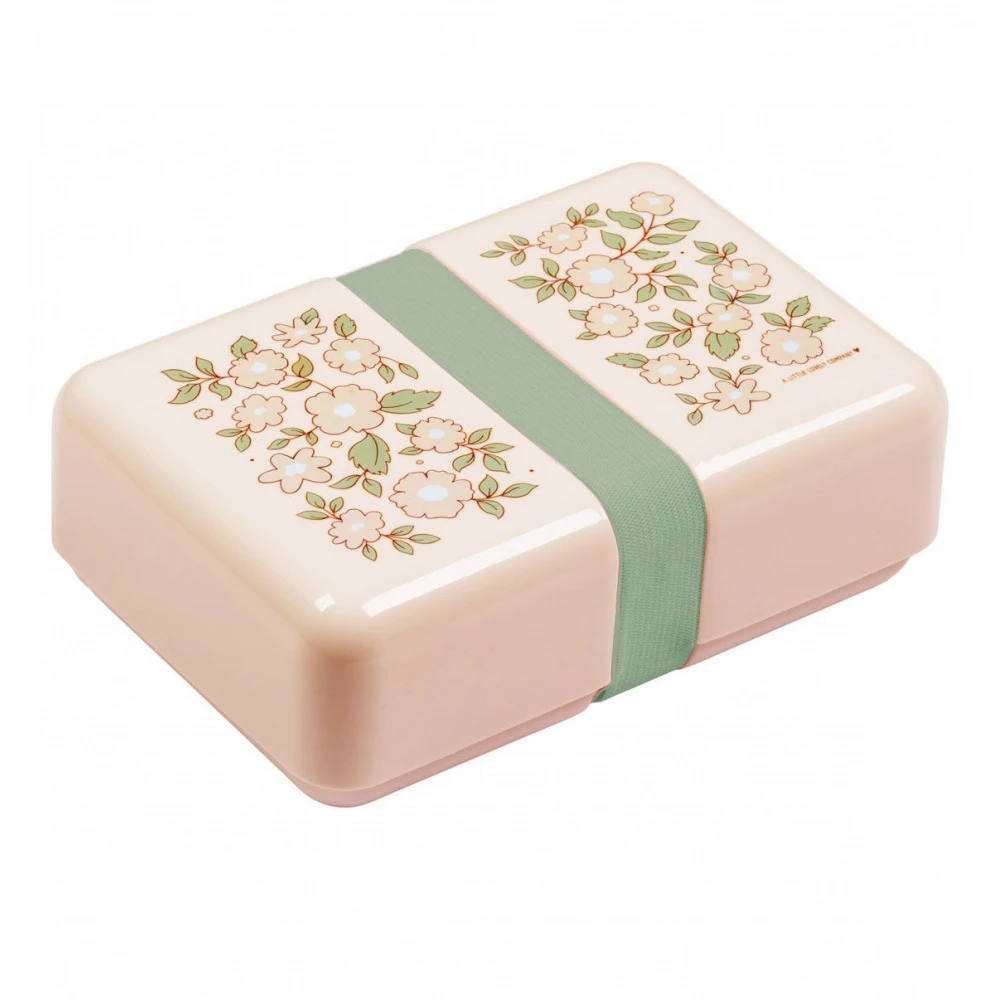 A Little Lovely Company Lunch Box Fleurs Roses 2 A Little Lovely Company Lunch Box Fleurs Roses – Image 2