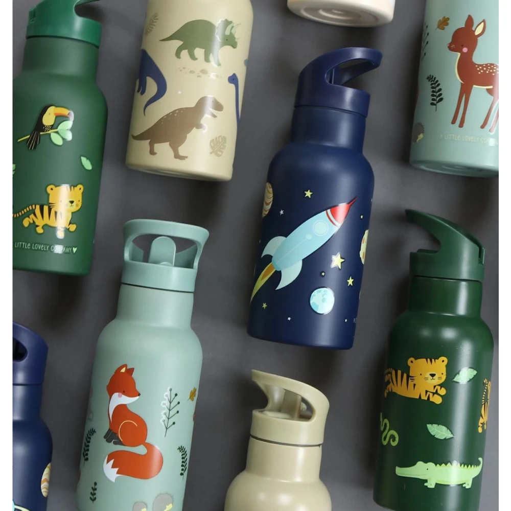 A Little Lovely Company Gourde Isotherme Enfant Tigre 4 A Little Lovely Company Gourde Isotherme Enfant Tigre – Image 4