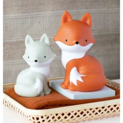 A Little Lovely Company Petite Veilleuse Renard Arctique -Allobébé lc060400725 3