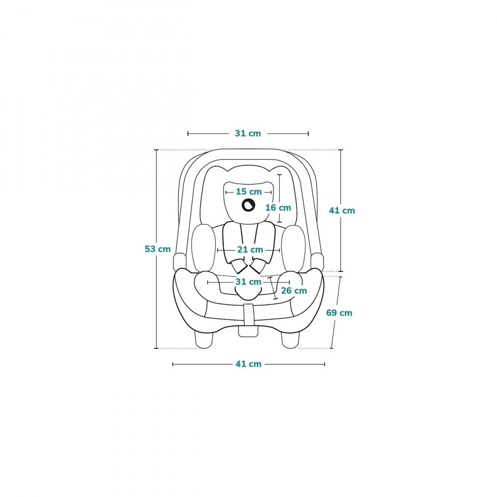 Lionelo Siège Auto Noa Plus Sand 0-13 Kg 7 Lionelo Siège Auto Noa Plus Sand 0-13 Kg – Image 7
