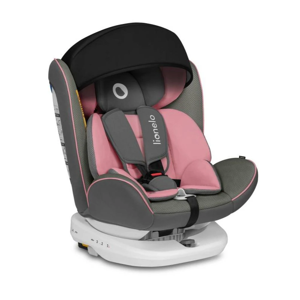 Lionelo Siège Auto Bastiaan Pink 0-36 Kg 2 Lionelo Siège Auto Bastiaan Pink 0-36 Kg – Image 2