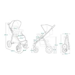 Lionelo Poussette Annet Plus Blue Demin 23 Lionelo Poussette Annet Plus Blue Demin -Allobébé le041000986 10