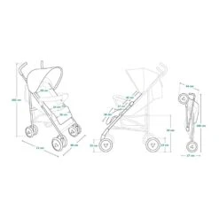 Lionelo Poussette Elia Graphite 33 Lionelo Poussette Elia Graphite -Allobébé le041058876 15