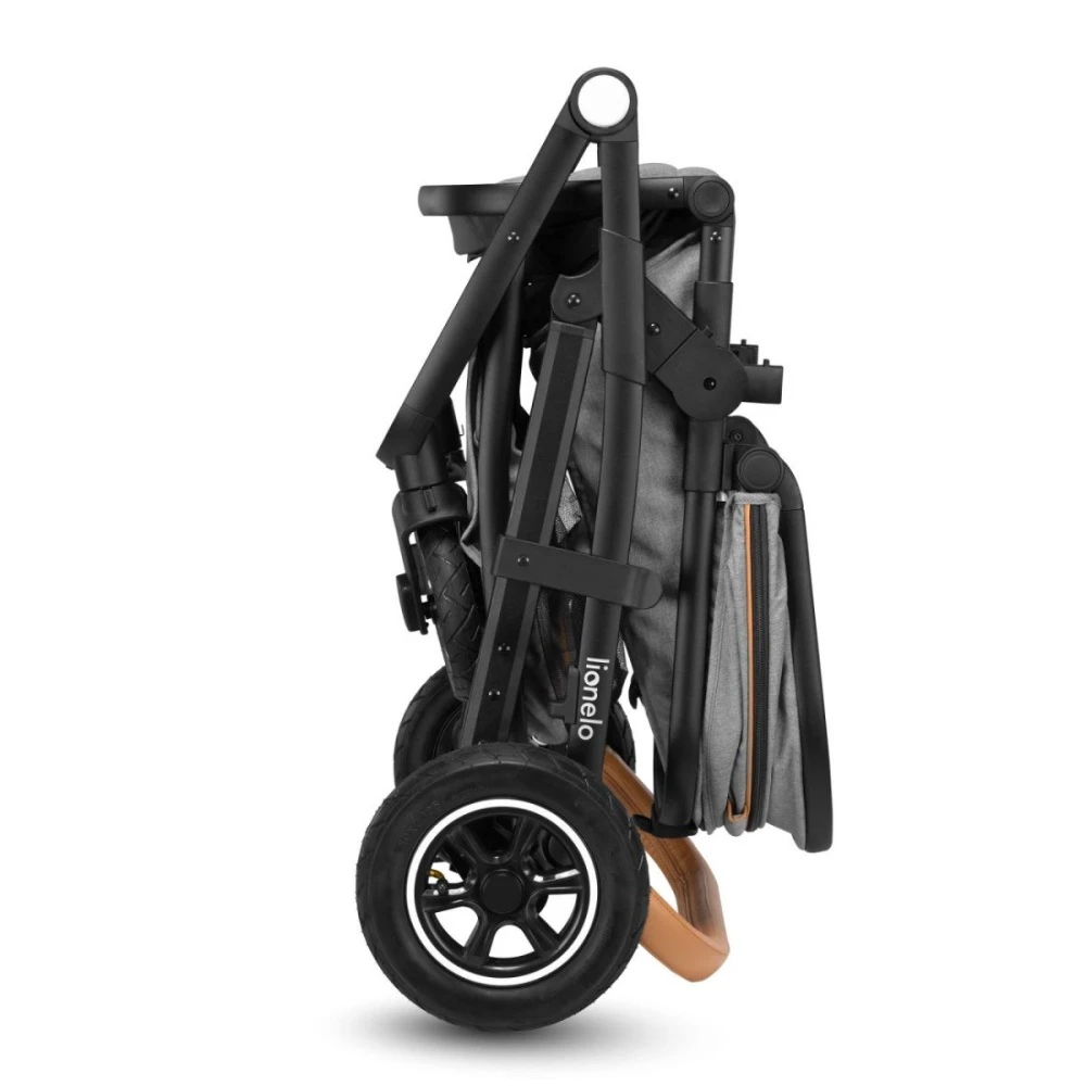 Lionelo Pack Duo Poussette Amber + Nacelle Grey Stone 7 Lionelo Pack Duo Poussette Amber + Nacelle Grey Stone – Image 7