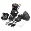 Lionelo Pack Trio Poussette Amber + Nacelle + Coque Grey Graphite
