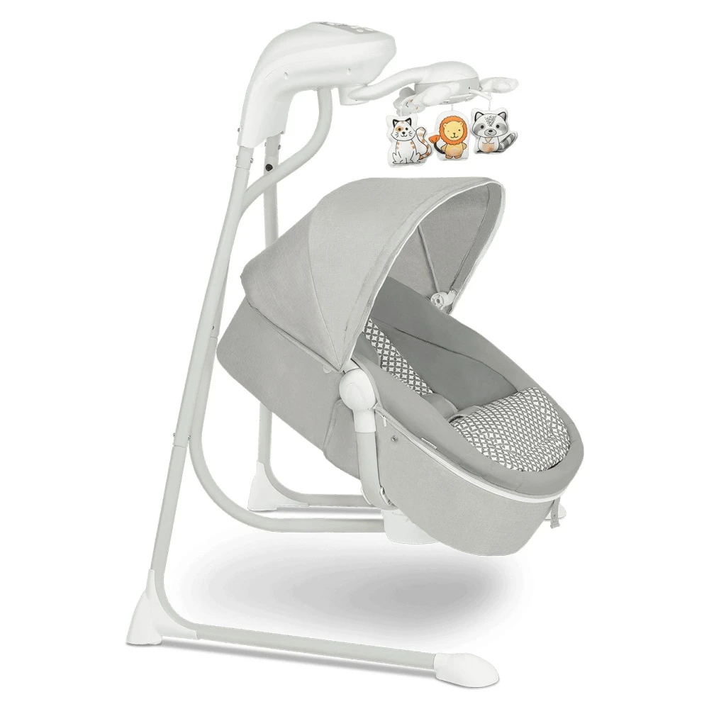 Lionelo Transat Balancelle Henny Grey Dove 2 Lionelo Transat Balancelle Henny Grey Dove – Image 2