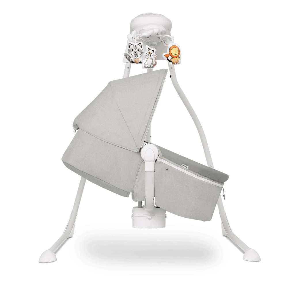 Lionelo Transat Balancelle Henny Grey Dove 7 Lionelo Transat Balancelle Henny Grey Dove – Image 7