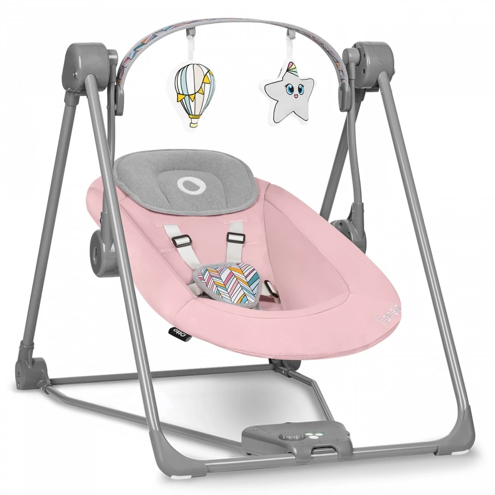 Lionelo Balancelle Otto Pink 2 Lionelo Balancelle Otto Pink – Image 2