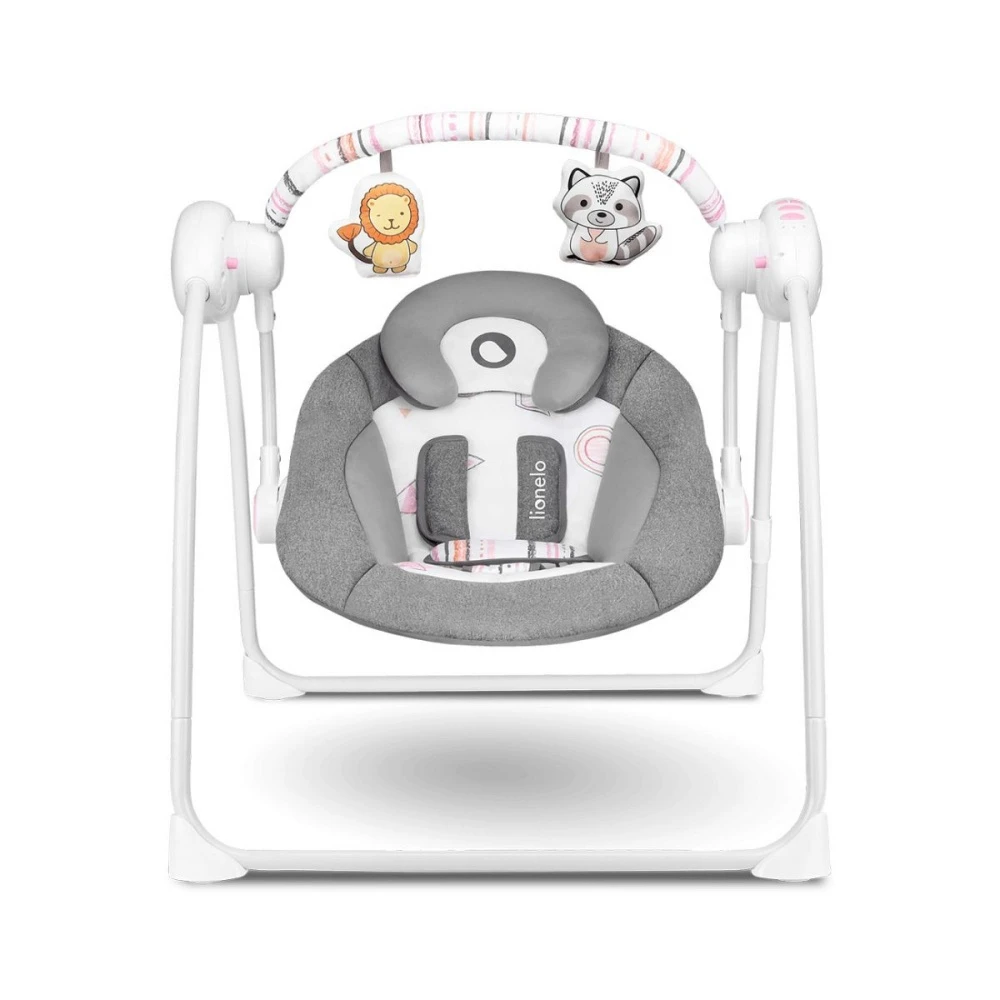 Lionelo Balancelle Ruben Stone Grey Rose 2 Lionelo Balancelle Ruben Stone Grey Rose – Image 2