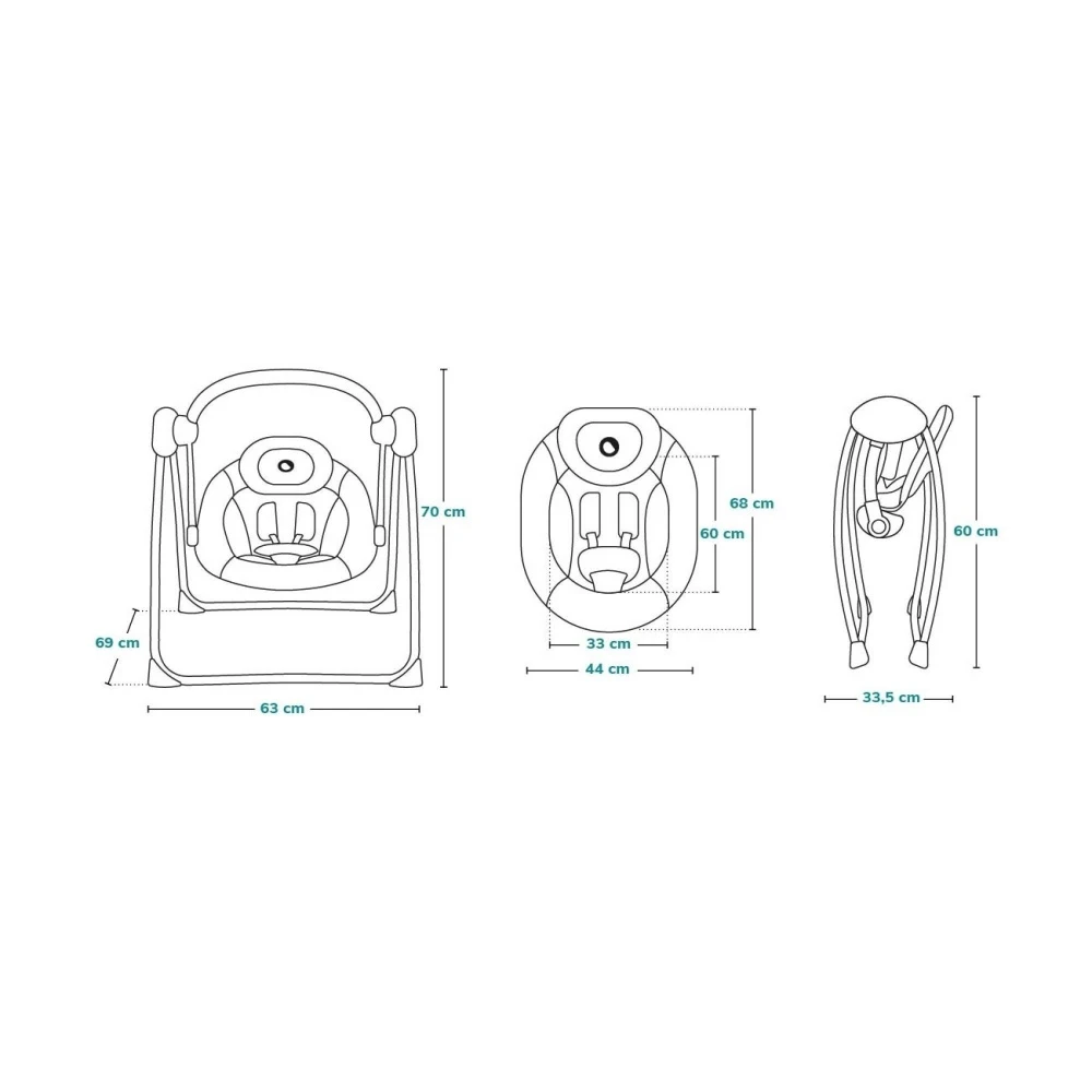 Lionelo Balancelle Ruben Stone Grey Rose 5 Lionelo Balancelle Ruben Stone Grey Rose – Image 5