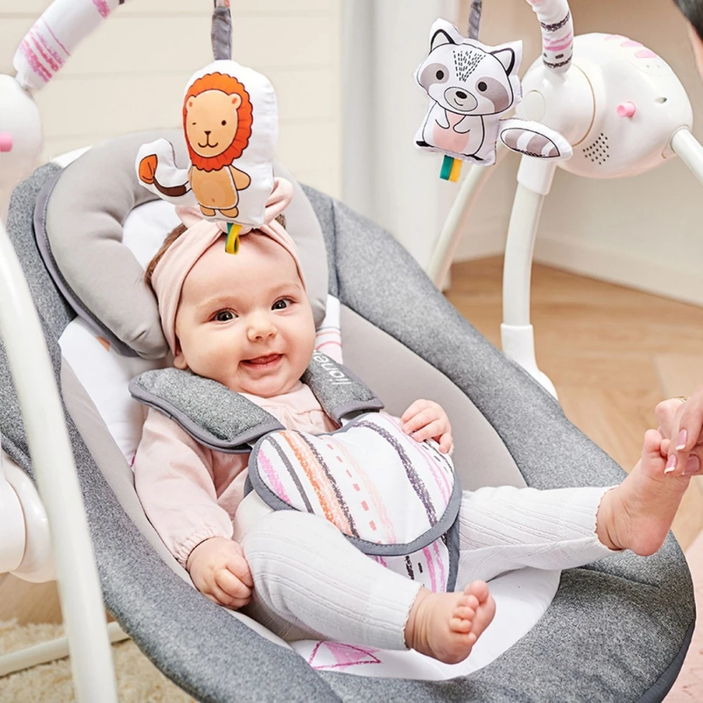 Lionelo Balancelle Ruben Stone Grey Rose 6 Lionelo Balancelle Ruben Stone Grey Rose – Image 6