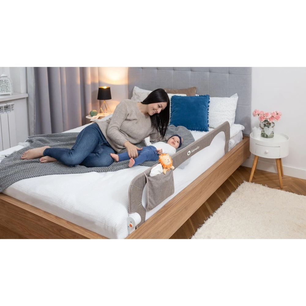 Lionelo Barrière De Lit Eva Grey Melange 6 Lionelo Barrière De Lit Eva Grey Melange – Image 6