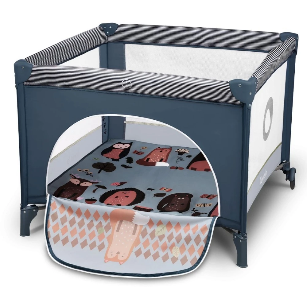 Lionelo Parc Bébé Lene Blue Navy 2 Lionelo Parc Bébé Lene Blue Navy – Image 2