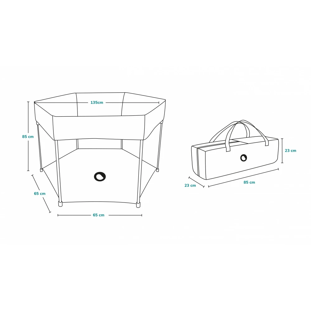 Lionelo Parc Bébé Roel Blue Navy 6 Lionelo Parc Bébé Roel Blue Navy – Image 6