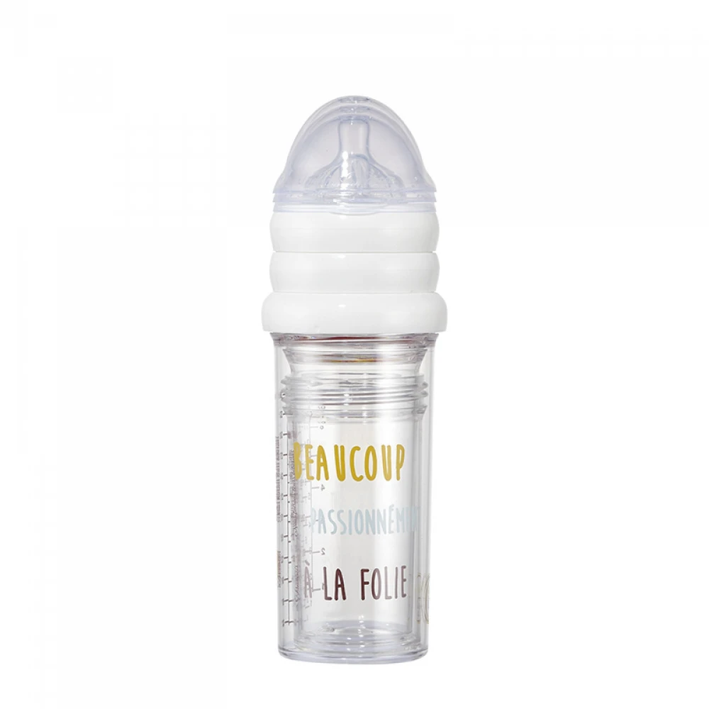 Lot De 3 Biberons Beaucoup, Passionnément, à La Folie 3 Lot De 3 Biberons Beaucoup, Passionnément, à La Folie – Image 3