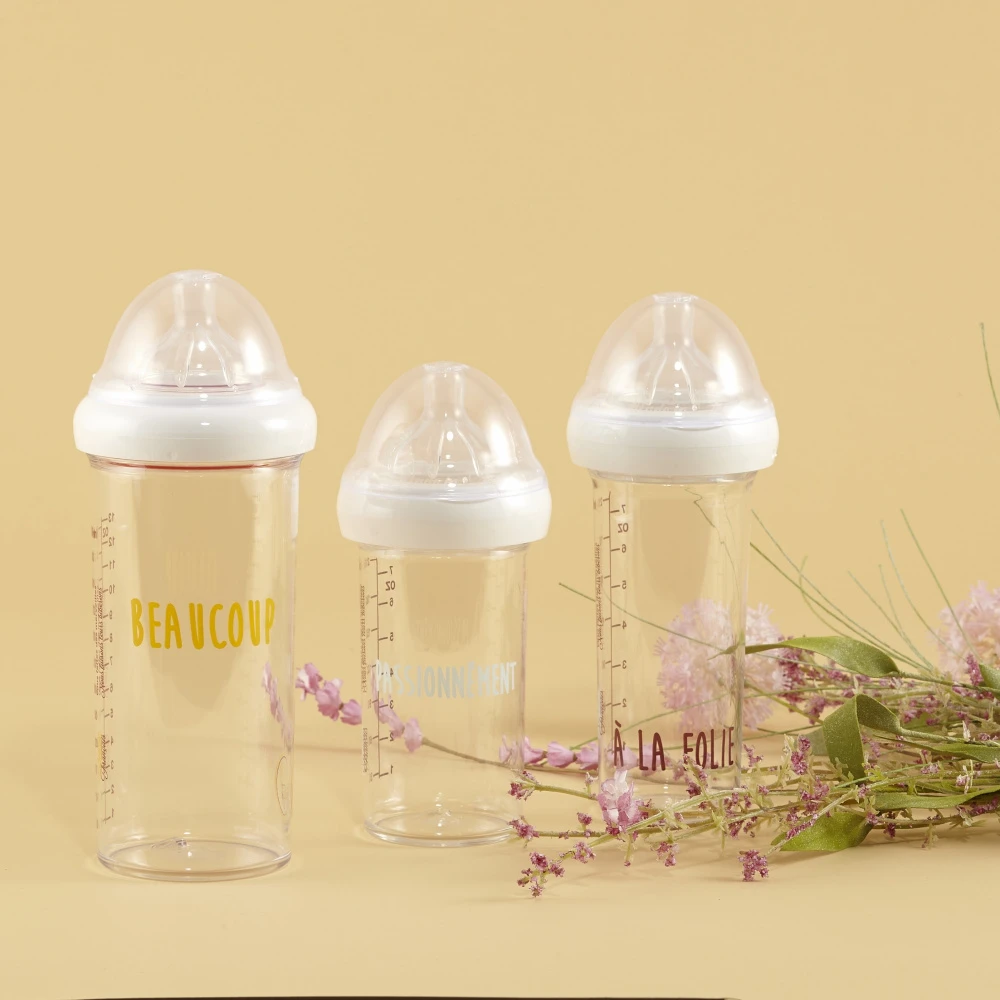 Lot De 3 Biberons Beaucoup, Passionnément, à La Folie 7 Lot De 3 Biberons Beaucoup, Passionnément, à La Folie – Image 7