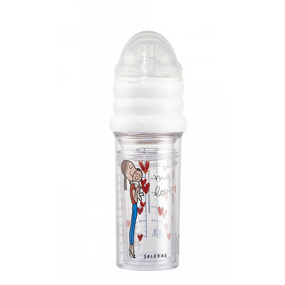 Lot De 3 Biberons Love - Soledad Bravi 1 Lot De 3 Biberons Love - Soledad Bravi